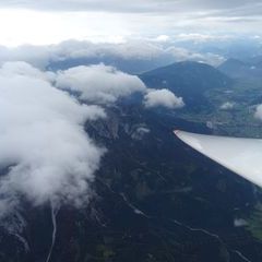 Flugwegposition um 08:48:09: Aufgenommen in der Nähe von Admont, Österreich in 3344 Meter